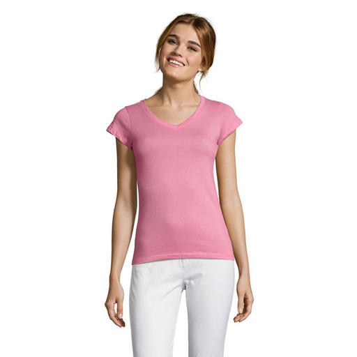 MOON Damski T-SHIRT 150g - Orchid Pink