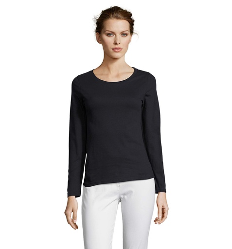 [S11425-NY] MAJESTIC Damski T-SHIRT 150 S11425-NY - Granatowy