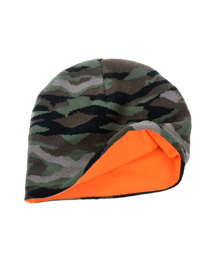 Czapka Wild - Camouflage & Orange