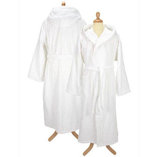 Szlafrok z kapturem AR026 - White