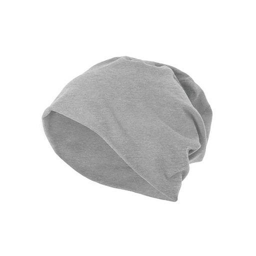 Czapka Elastyczna Jersey BY002 - Heather Grey