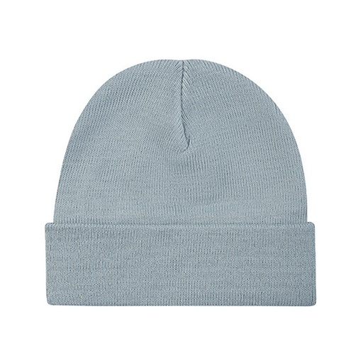 Dzianinowa czapka z wywinięciem C700 - Grey