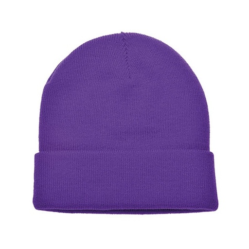 Dzianinowa czapka C700 - Purple