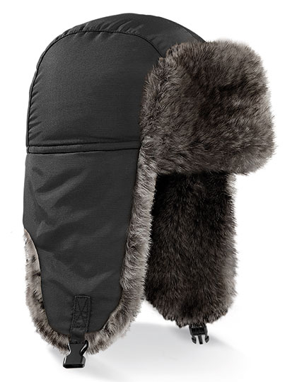 Czapka sherpa - Black