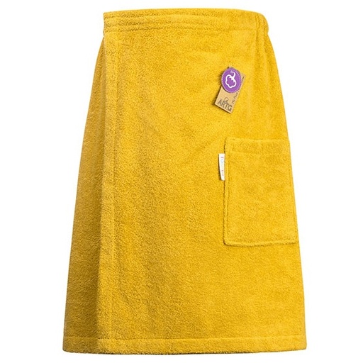 [AR042-1000322425] Kilt Kapielowy Bawelniany AR042 - Mustard