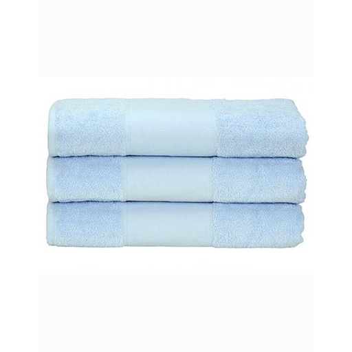 Ręcznik do rąk z bordiurą AR070 - Light Blue