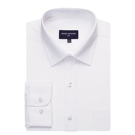 Koszula Meska Klasyczna Popelinowa BR690 - White
