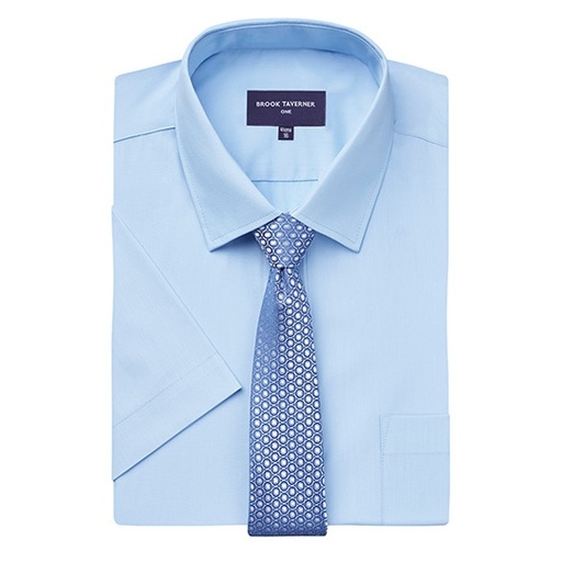 Koszula męska klasyczna BR691 - Blue