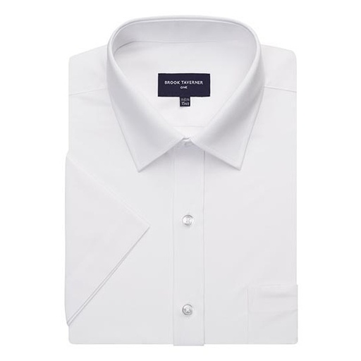 Koszula Meska Klasyczna Popelina BR691 - White