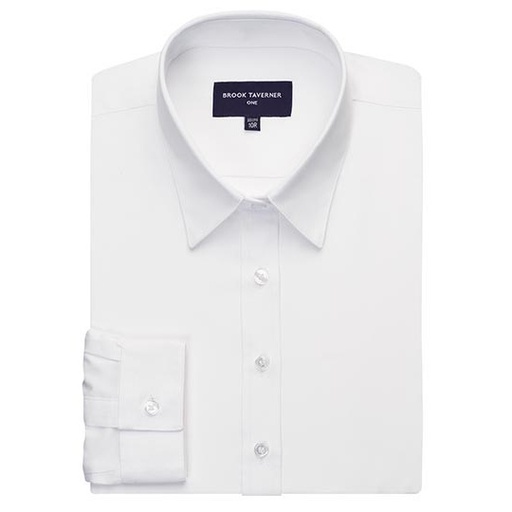 Koszula Damska Klasyczna Popelinowa BR692 - White