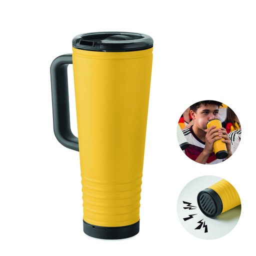 Dwuścienny kubek Howler 700 ml - Zólty