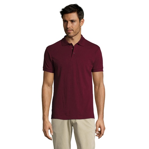 PRIME Męskie polo 200g - Burgundy