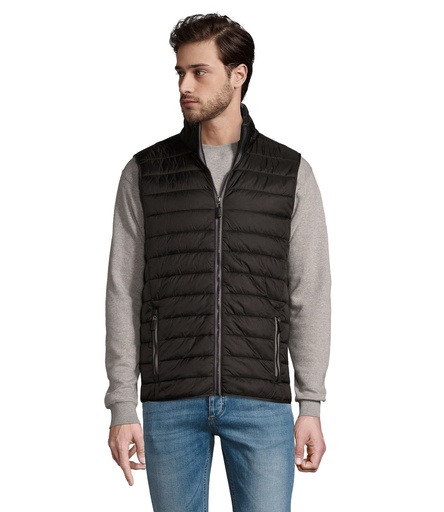 WAVE MEN Bezrekawnik S01436-BK - Czarny