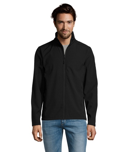 RACE meski softshell S01195-BK - Czarny