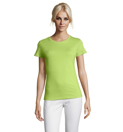[S01825-AG] REGENT Damski T-Shirt 150g - Apple Green