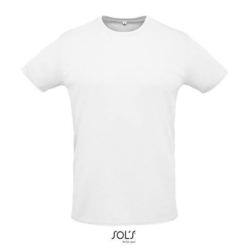 [S02995-WH] SPRINT UNI T-SHIRT 130g - Bialy