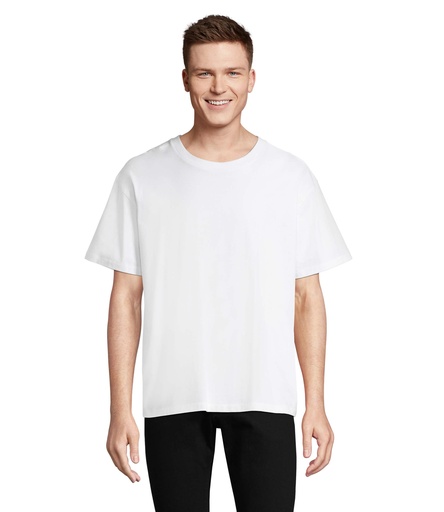 [S03996-WH] LEGACY OVERSIZED T-SHIRT - Bialy