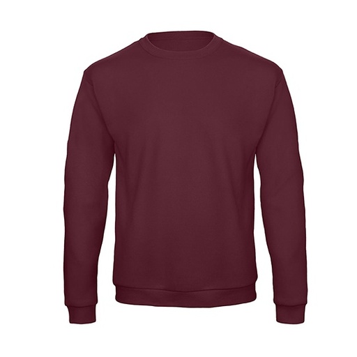Bluza Klasyczna Bawelna Poliester Szczotkowana BCWUI23 - Burgundy