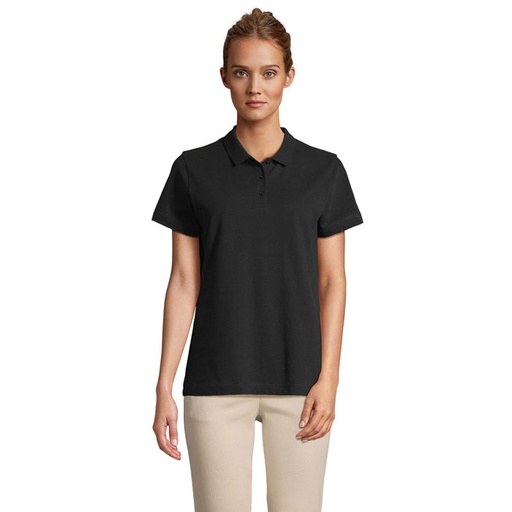 PULSE WOMEN POLO - Czarny