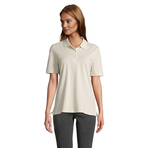 [S04440-NA] PACIFIC WOMEN POLO S04440-NA - Natural