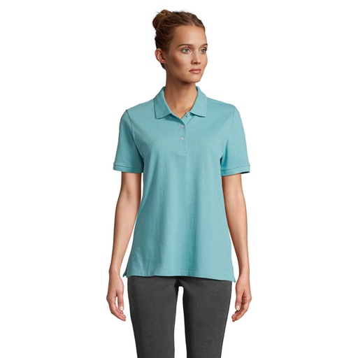 [S04440-BP] PACIFIC WOMEN POLO S04440-BP - Pool Blue