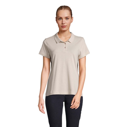 [S04501-LN] PULSE WOMEN POLO S04501-LN - Linen Twin