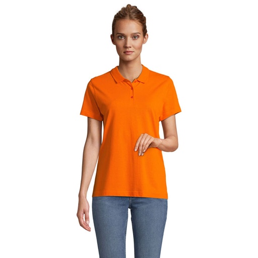 [S04501-OR] PULSE WOMEN POLO S04501-OR - Pomaranczowy