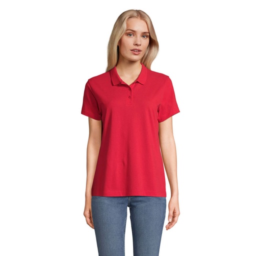 [S04501-RD] PULSE WOMEN POLO S04501-RD - Czerwony