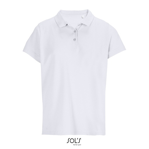 PULSE WOMEN POLO S04501-WH - Bialy