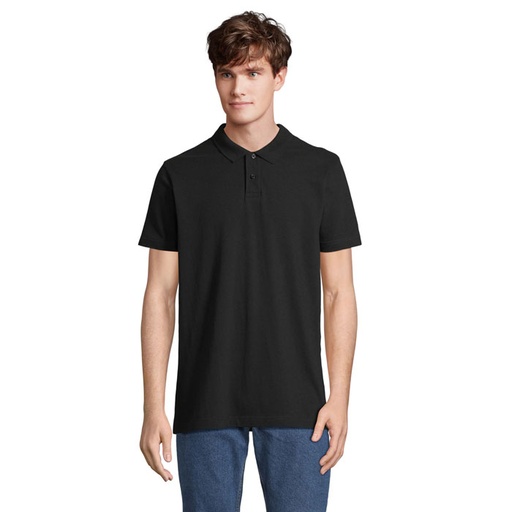 PULSE UNISEX POLO - Czarny