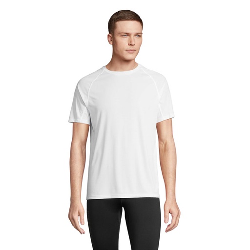 VORTEX RAGLAN T-SHIRT S04787-WH - Bialy