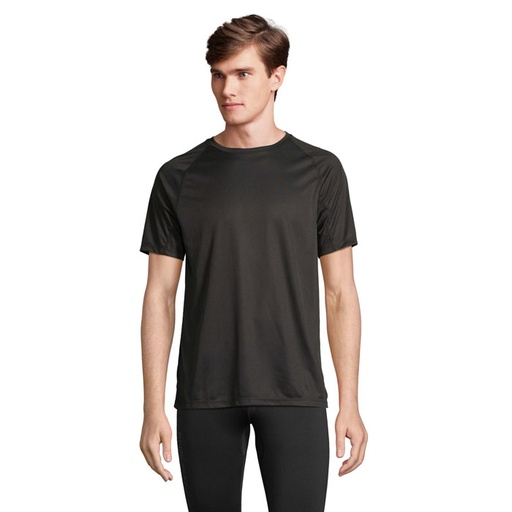 VORTEX RAGLAN T-SHIRT S04787-BK - Czarny