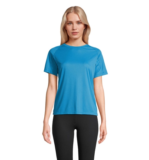 VORTEX WOMEN RAGLAN T-SHIRT - Aqua