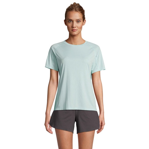 VORTEX WOMEN RAGLAN T-SHIRT S04788-AA - Arctic Blue