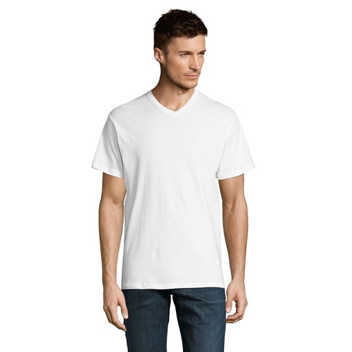 VICTORY Meski T-SHIRT 150g S11150-WH - Bialy