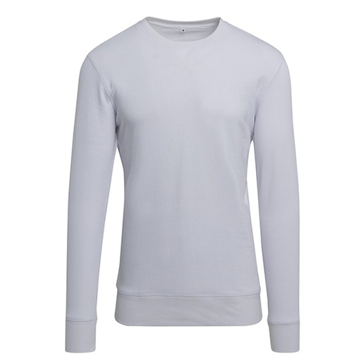 Bluza dresowa długa z okrągłym dekoltem BY010 - White