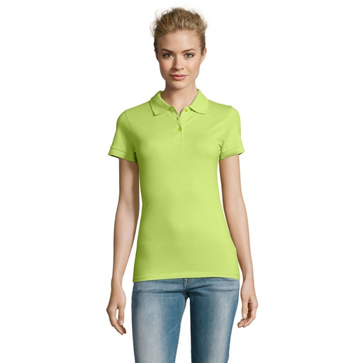 PERFECT Damskie POLO 180g S11347-AG - Apple Green