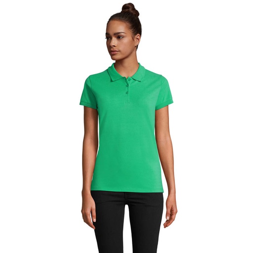PERFECT Damskie POLO 180g S11347-EO - Wiosenna Zielen