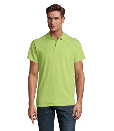 [S11362-AG] SPRING II MEN Polo 210g S11362-AG - Apple Green