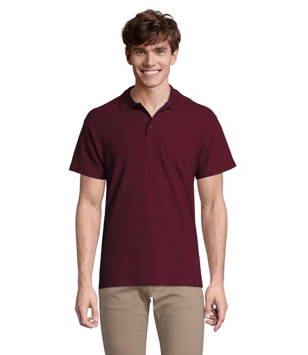 SPRING II MEN Polo 210g - Burgundy
