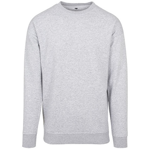 Bluza crewneck BY075 - Heather Grey