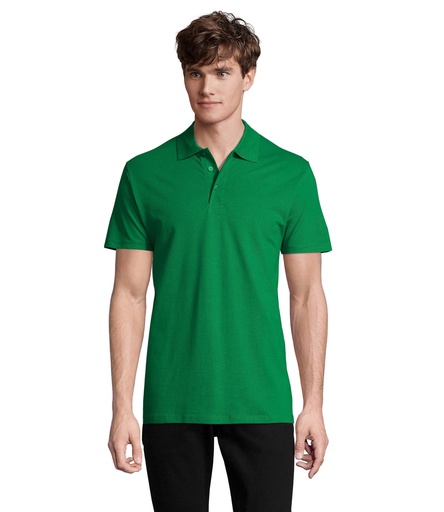 SPRING II MEN Polo 210g - Zielony