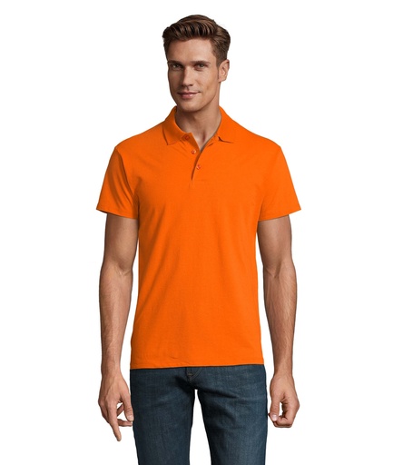 [S11362-OR] SPRING II MEN Polo 210g - Pomaranczowy