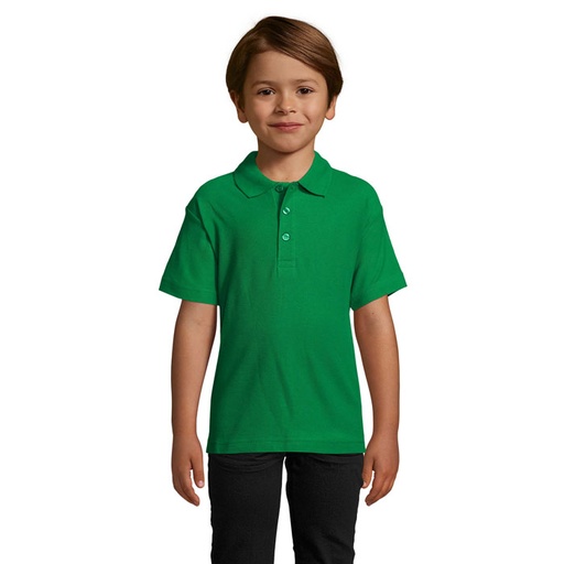 [S11344-KG] SUMMER II KIDS Polo 170g S11344-KG - Zielony