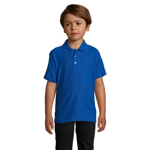 [S11344-RB] SUMMER II KIDS Polo 170g - Niebieski
