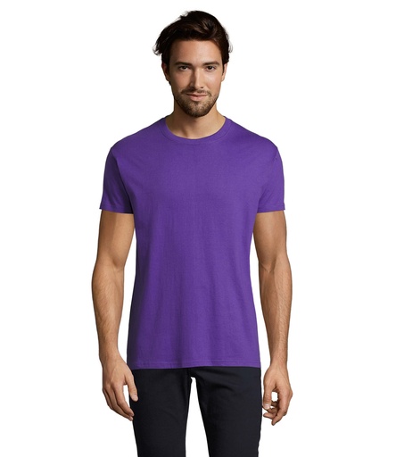 [S11500-DA] IMPERIAL MEN T-Shirt 190g - Dark Purple