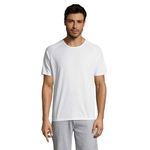 Koszulka meska SPORTY S11939-WH - Bialy