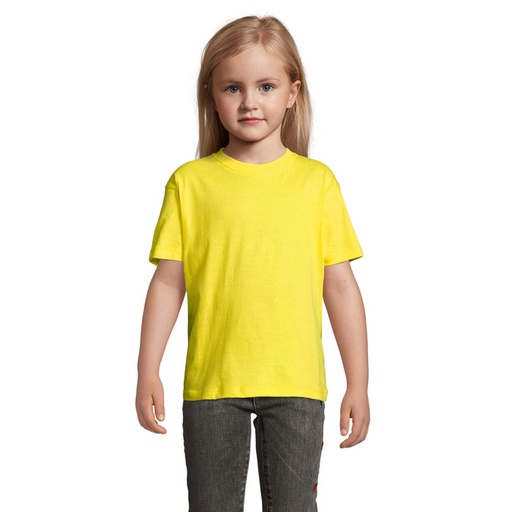 [S11970-LE] REGENT Dziecięcy T-SHIRT - Lemon