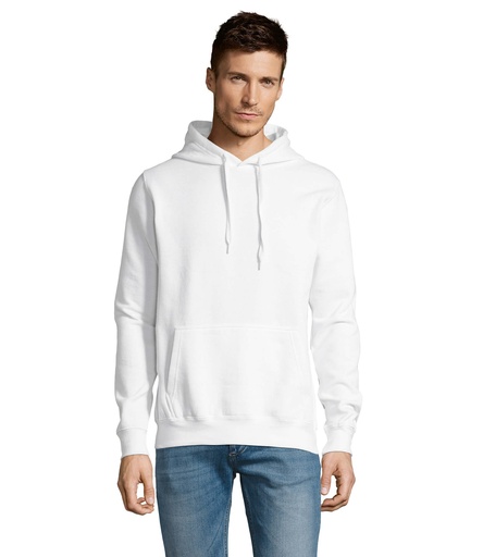 SLAM Uni Bluza z kapturem - Bialy