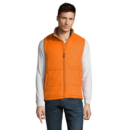 Pikowana kamizelka WARM S44002-OR - Pomaranczowy